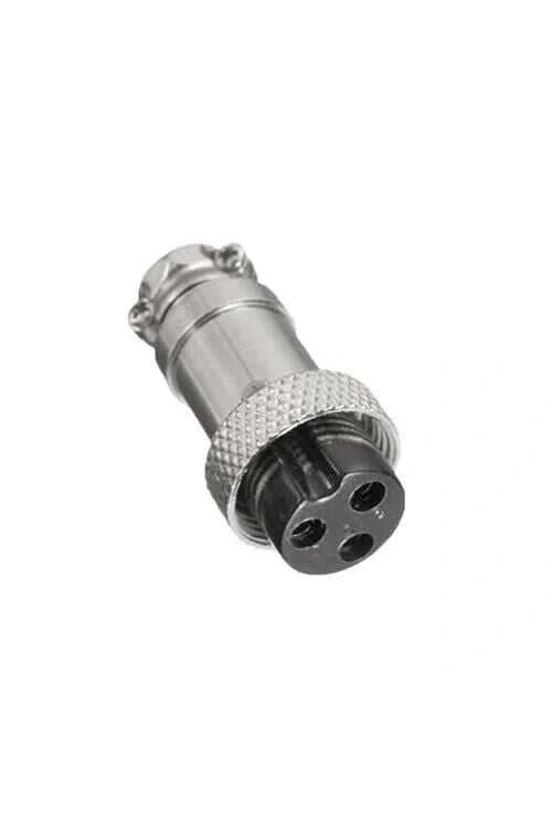 Mike Konnektör 3-Pin 16mm - Dişi