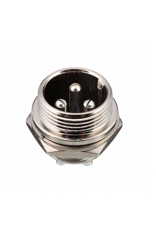 Mike Konnektör 3-Pin 16mm - Erkek