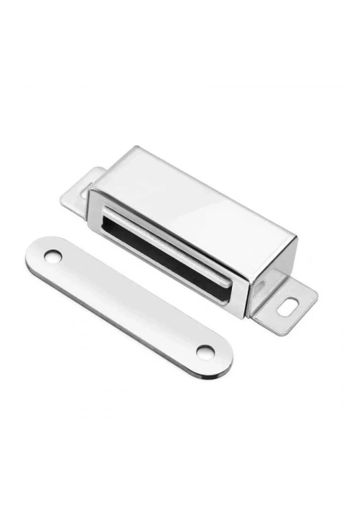 Mıknatıslı Metal Mobilya Kapak Kilidi 50x21x14mm