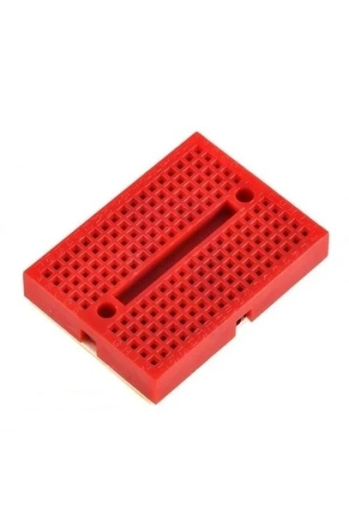 Mini Breadboard Kırmızı Yapışkanlı 170 Pin 1 Adet