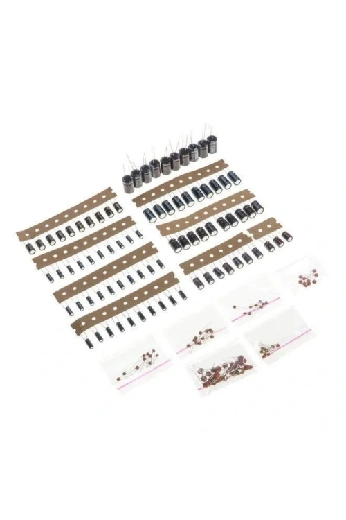 Mini Kondansatör Seti - 35 Parça Poşetli