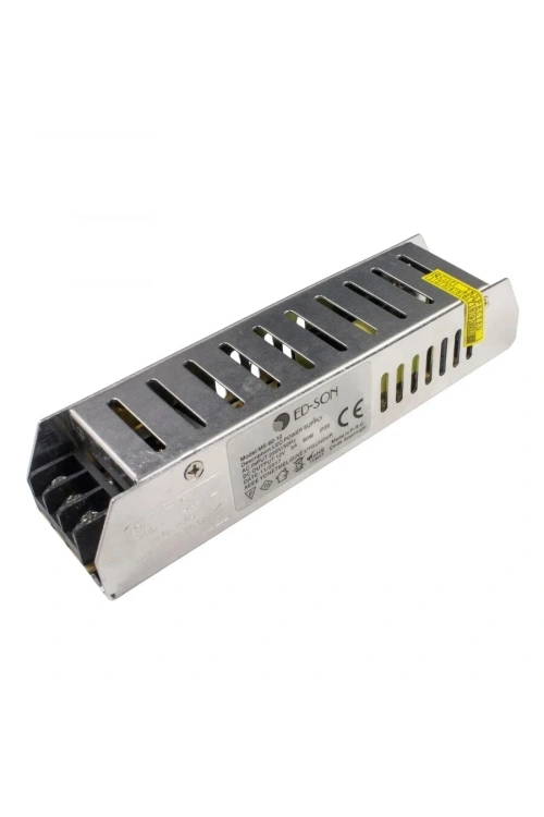 MS-60-12 12V 5A İnce Metal Kasa Adaptör - LED Driver