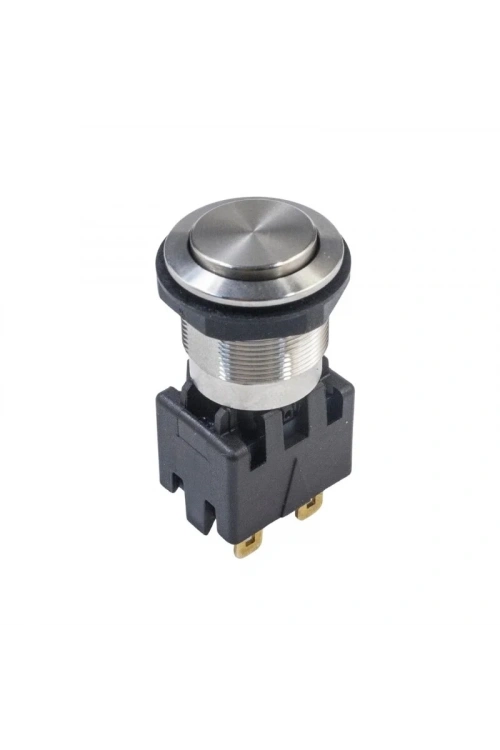 MSM19 19mm Çıkık Anahtarlı Metal Buton