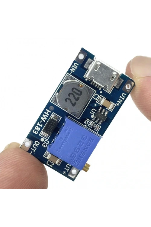 MT3608 2A Dc-Dc Güç Modülü Micro USB Çıkışlı