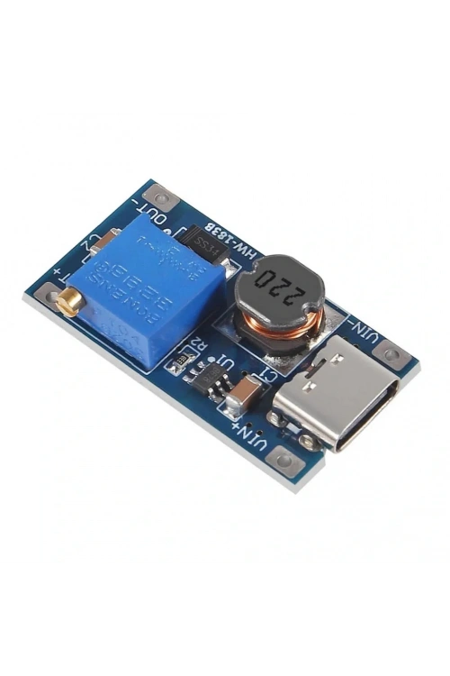 MT3608 2A Dc-Dc Güç Modülü Type-C Çıkışlı