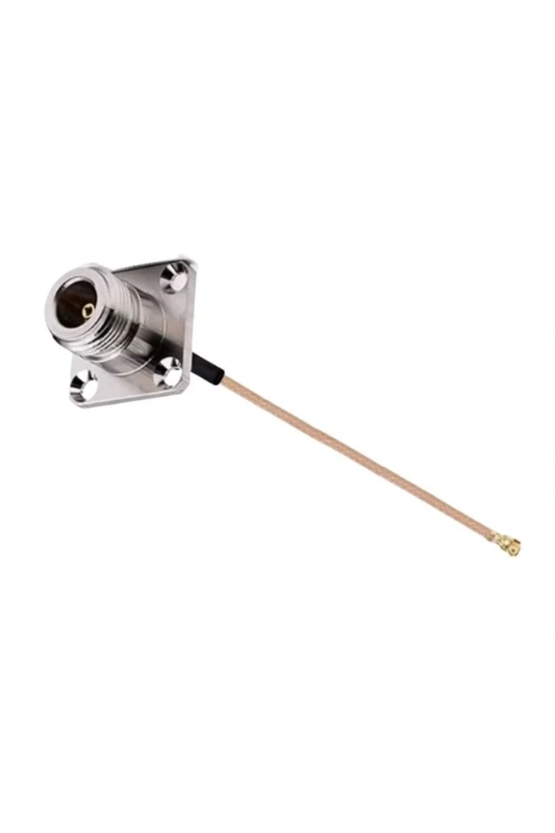 N-KF - IPEX 1 RG178 Dönüştürücü Kablo - 10cm