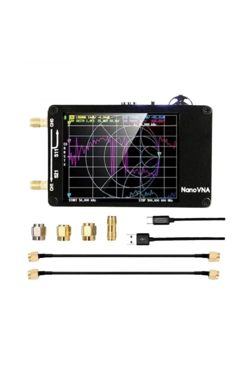 NanoVNA-H 50KHz-900MHz Vektör Ağ Spektrum Analizörü
