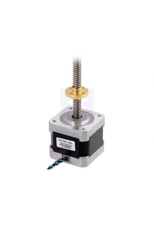 NEMA 17 18 cm Vidalı Milli Bipolar. 200 Adım. 42×38mm. 2.8V Step Motor - SY42STH38-1684A