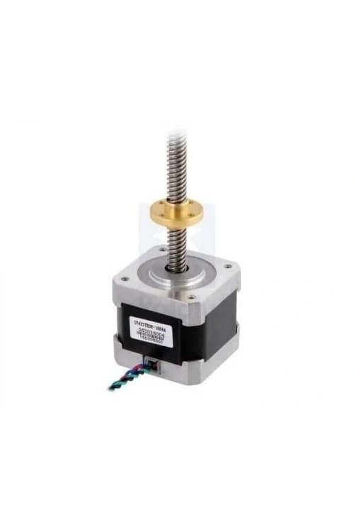 NEMA 17 28 cm Vidalı Milli Bipolar. 200 Adım. 42×38mm. 2.8V Step Motor - SY42STH38-1684A