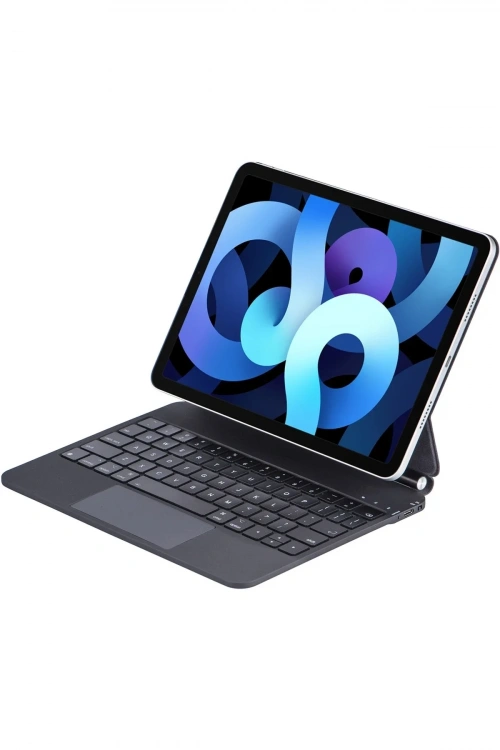 Newface iPad Pro 13 (2024) Kılıf X9P Magic Manyetik Klavyeli Tablet Kılıfı - Siyah