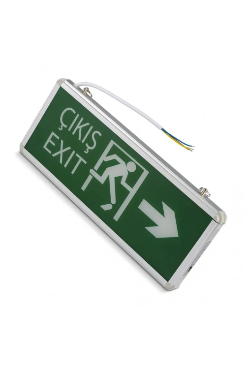Noas 3W Sağ Sol Çift Yönlü Exit LED Acil Çıkış Armatürü