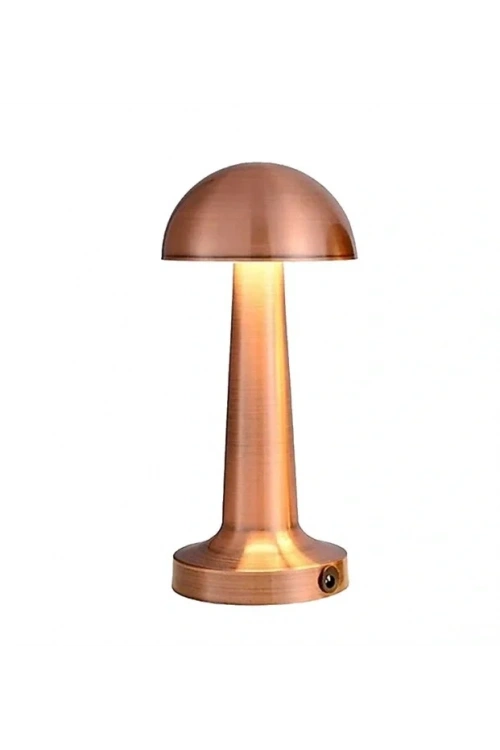 NOAS ATİNA Bronz Renk Şarj Edilebilir LED Dokunmatik Masa Lambası YL86-1231