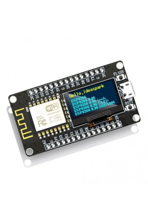 NodeMCU ESP8266 0.96 Inch OLED Wifi Geliştirme Modülü Micro USB