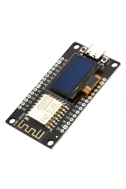 NodeMCU ESP8266 0.96 Inch OLED Wifi Geliştirme Modülü Type-C