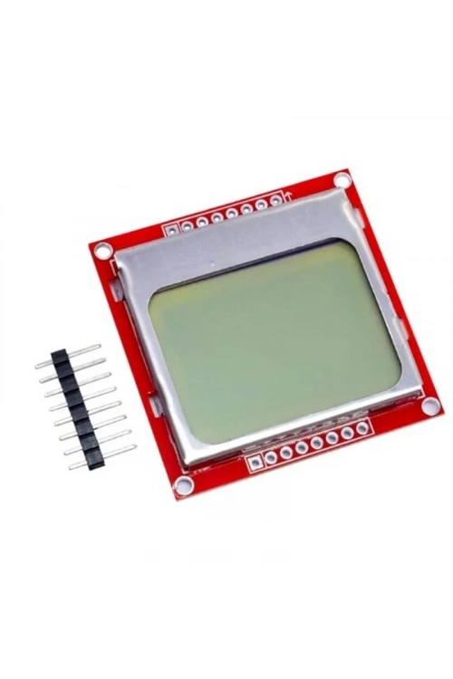 Nokia 5110 LCD Ekran - Kırmızı PCB