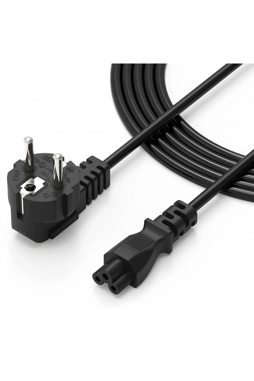 Notebook PC Laptop Güç Power Adaptör Kablosu Yonca Kablo 1.5m