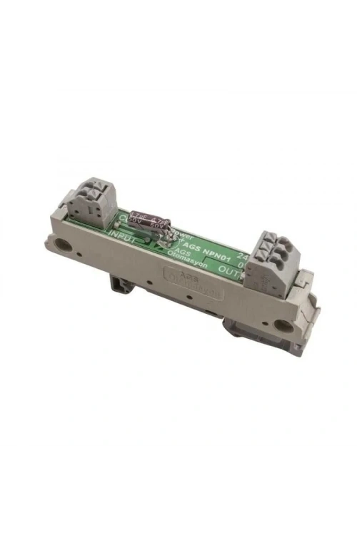 NPN-01 5A Tek Kanal DC NPN Röle Modülü - Ray Montajlı