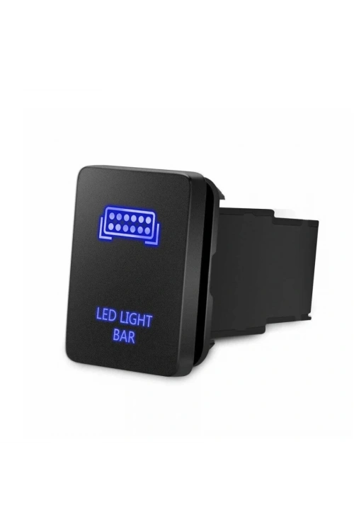 ON-OFF Anahtar Mavi Işıklı 4-Kablolu 12V 3A - Led Light Bar