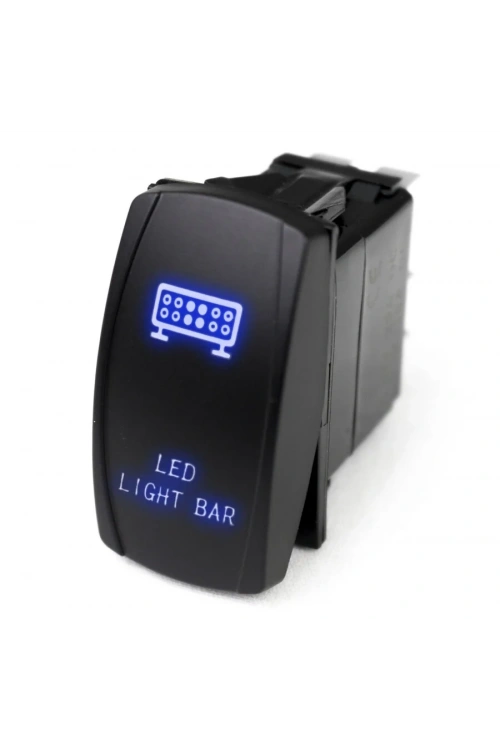 ON-OFF Mavi Işıklı Anahtar 5-Pin 12V-24V - Led Light Bar