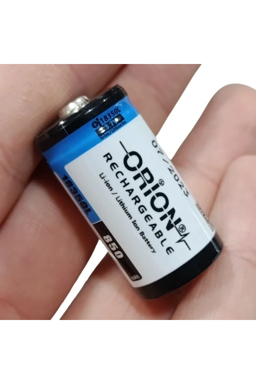 Orion 18350 3.7V 850mAh Li-ion Şarj Edilebilir Pil 1 Adet