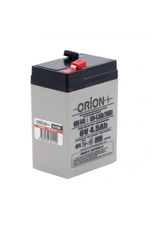 Orion 6V 4.5Ah Bakımsız Kuru Akü