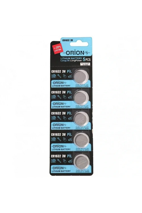 Orion CR1632 3V Lityum Pil 5li Paket