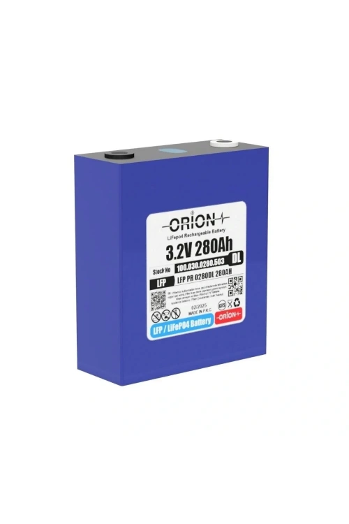 Orion LiFePO4 3.2V 280DL 280AH Prizmatik Pil