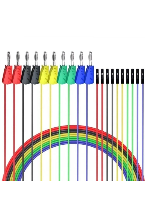 P1530 Dişi Jumper Kablo - 4mm Banana Dönüştürücü Kablo - 10 Adet