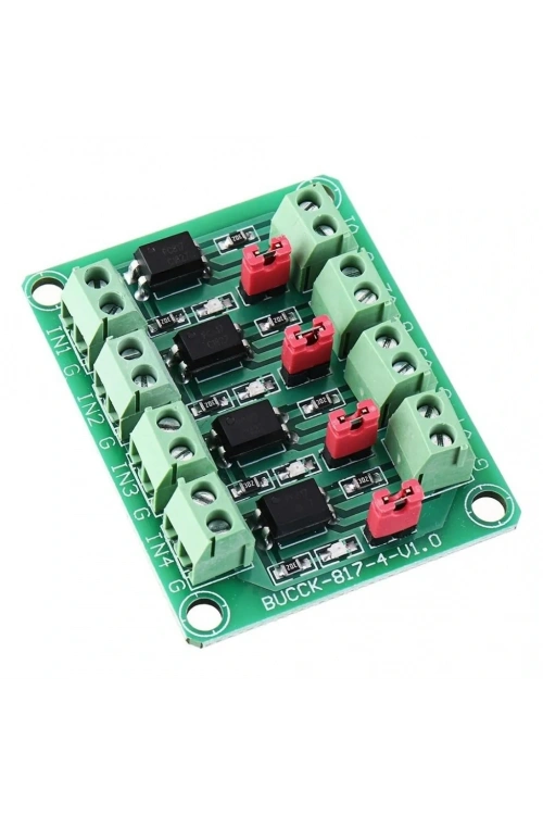 PC817 4 Kanal Optokuplör İzolasyon İçin Modül