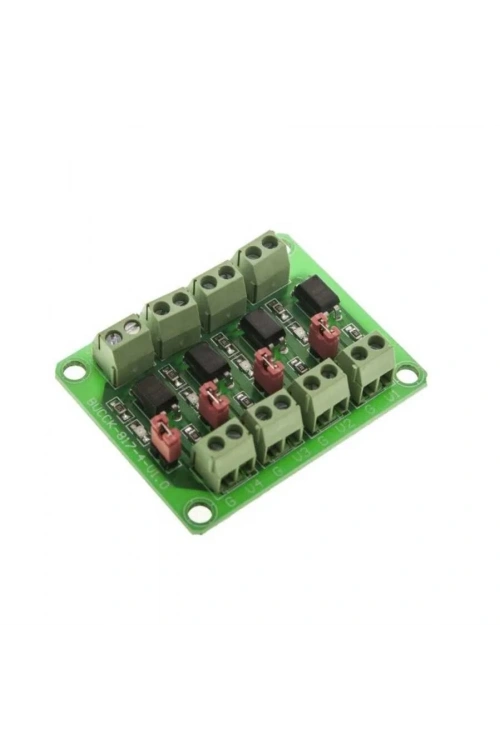 PC817 4 Kanal Optokuplör İzolasyon Modülü