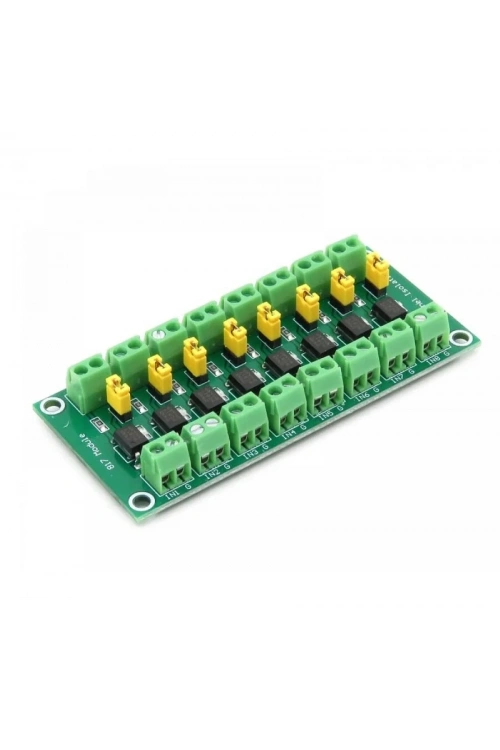 PC817 8 Kanal Optokuplör İzolasyon Modülü