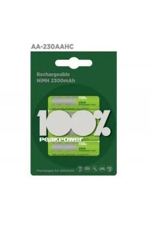 PeakPower 2300mAh 4lü AA Şarj Edilebilir Pil