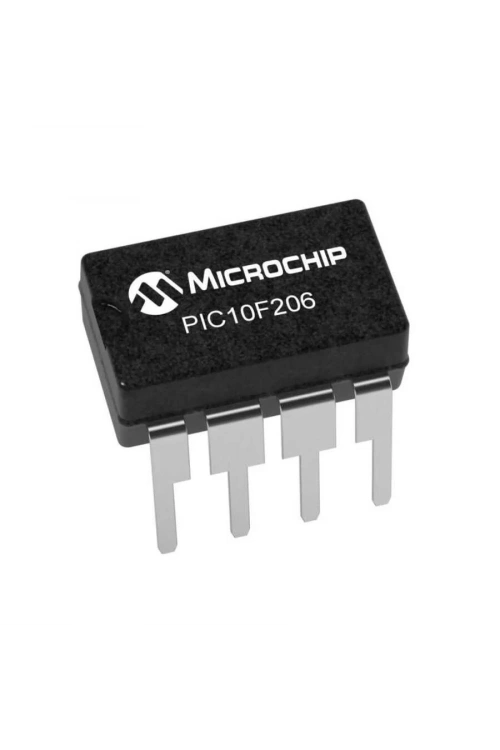 PIC10F206-I/P DIP-8 4MHz Mikrodenetleyici