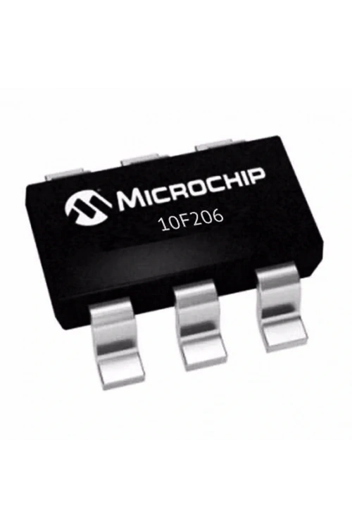 PIC10F206T I/OT SMD SOT-23 8-Bit 4MHz Mikrodenetleyici