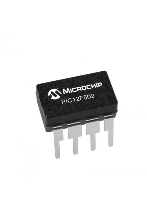 PIC12F509-I/P DIP-8 4MHz Mikrodenetleyici