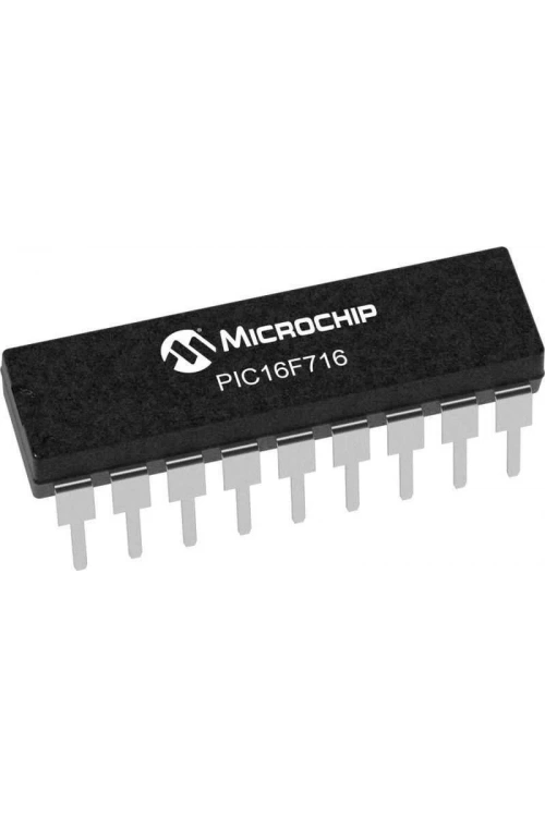 PIC16F716-I/P DIP-18 20MHz Mikrodenetleyici