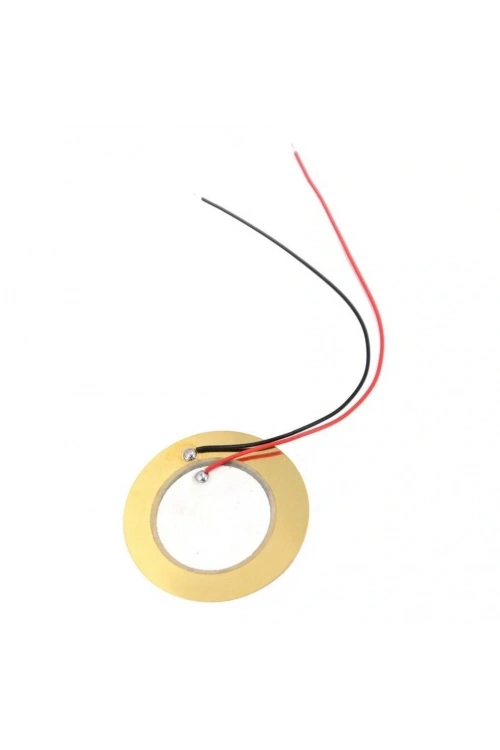Piezo Disk Buzzer Kablolu - 35 mm Çap