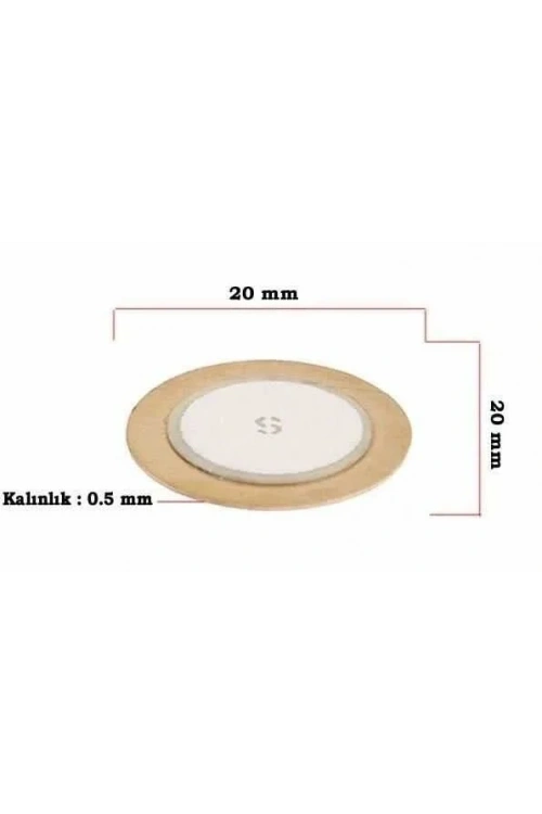 Piezo Disk Element - 20 mm Çap