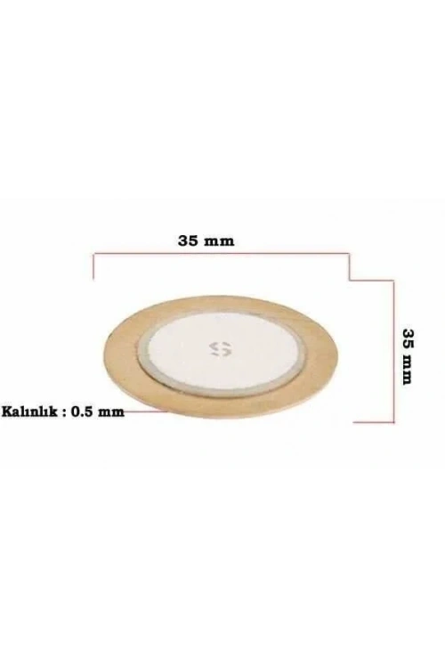 Piezo Disk Element - 35 mm Çap