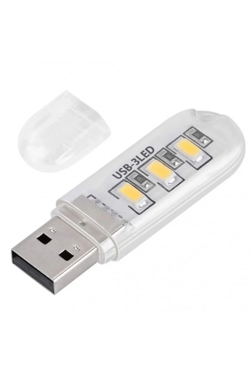 Portatif Mini Usb Led Işık Gece Okuma Kamp Lambası