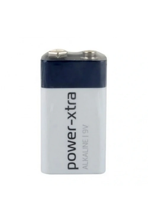 Power-Xtra 9V Alkaline Pil Tekli Shrink 6LR61