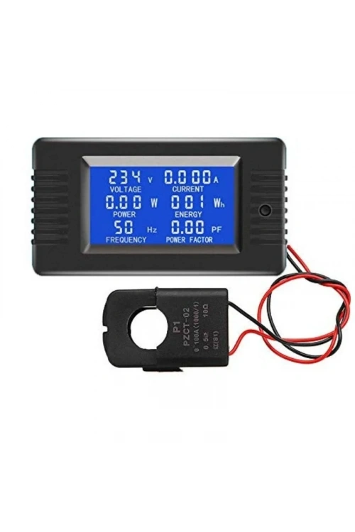 PZEM-022 100A AC Dijital Güç Monitörü + Ayrılabilir CT
