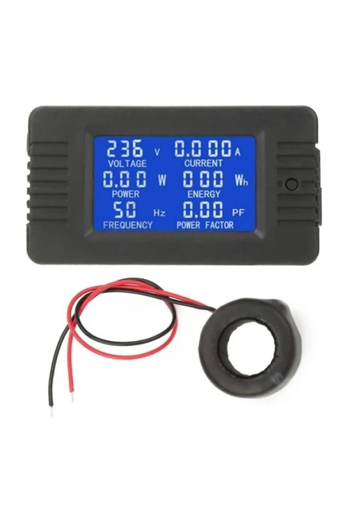 PZEM-022 100A AC Dijital Güç Monitörü + Bobin CT