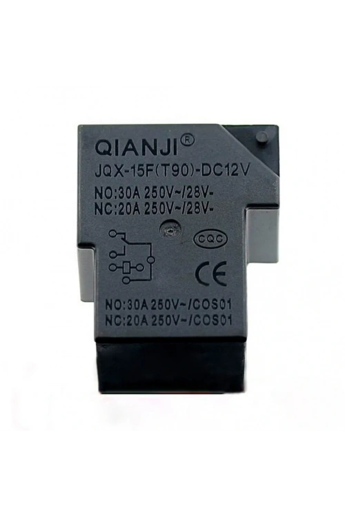 Qianji 12V 30A T90 Güç Rölesi 6 Pin JQX-15F(T90)