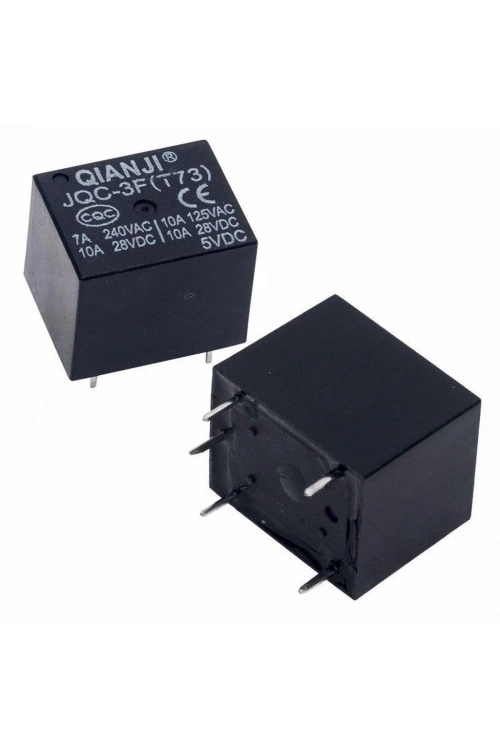 Qianji 5V Minyon Spot Röle 10A 5 Pin JQC-3F-(T73)