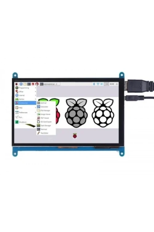 Raspberry Pi 7 800x480 Dokunmatik HDMI Ekran