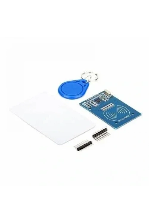 RC522 RFID NFC Kiti - RC522 RFID NFC Modülü, Kart ve Anahtarlık Kiti (13,56 Mhz)