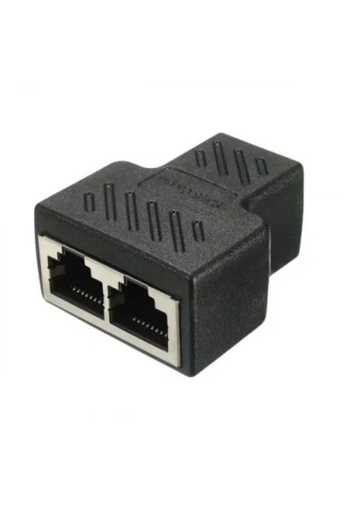 RJ45 1-to-2 Dişi Çoklayıcı Ethernet Konnektörü