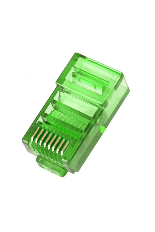 RJ45 Cat5 Cat6 8P8C Erkek Soket - Yeşil