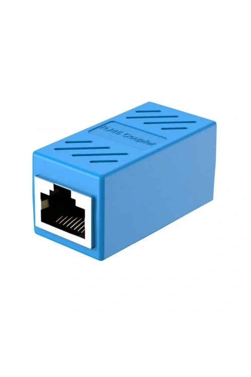 RJ45 Dişi-Dişi Ara Bağlantı Soketi - Mavi